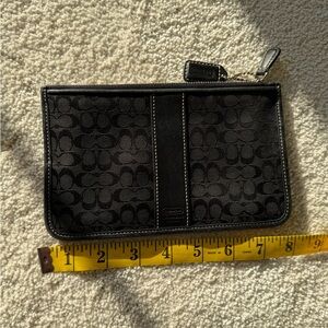 Coach Black Signature Wallet